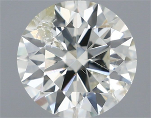 Picture of Natural Diamond 0.50 Carats, Round with Excellent Cut, J Color, I1 Clarity and Certified by IGI