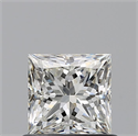 Natural Diamond 0.80 Carats, Princess with  Cut, J Color, VS2 Clarity and Certified by GIA