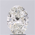 Diamante Natural 2.01 quilates, Ovalado , Color G, claridad SI1 y certificado GIA