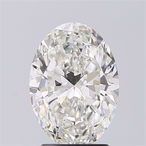 Foto Diamante Natural 2.01 quilates, Ovalado , Color G, claridad SI1 y certificado GIA de