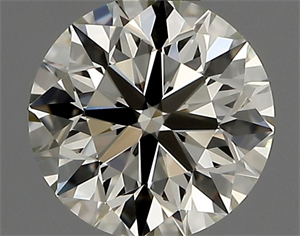 Picture of Natural Diamond 0.41 Carats, Round with Excellent Cut, M Color, VVS1 Clarity and Certified by IGI