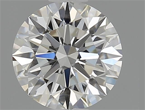 Picture of Natural Diamond 0.83 Carats, Round with Excellent Cut, I Color, VVS1 Clarity and Certified by GIA