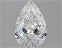 Diamante Natural 1.70 quilates, De pera , Color G, claridad VVS1 y certificado GIA