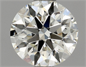 Natural Diamond 0.80 Carats, Round with Excellent Cut, J Color, VS2 Clarity and Certified by GIA