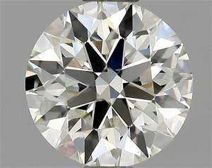 Picture of Natural Diamond 0.80 Carats, Round with Excellent Cut, J Color, VS2 Clarity and Certified by GIA