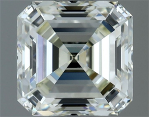Picture of Natural Diamond 1.00 Carats, Asscher with  Cut, K Color, VVS1 Clarity and Certified by IGI