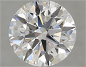 Lab Grown Diamond 2.68 Carats, Round with Ideal Cut, D Color, FL Clarity and Certified by IGI