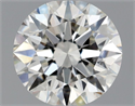 Natural Diamond 0.74 Carats, Round with Excellent Cut, H Color, SI1 Clarity and Certified by GIA
