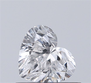 Picture of Natural Diamond 0.50 Carats, Heart with  Cut, F Color, SI1 Clarity and Certified by GIA