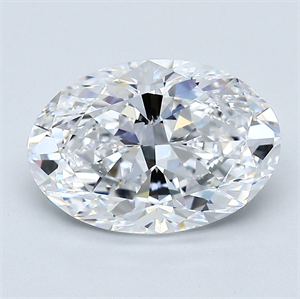 Foto Diamante Natural 3.01 quilates, Ovalado , Color D, claridad VVS1 y certificado GIA de