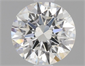 Natural Diamond 1.01 Carats, Round with Excellent Cut, G Color, SI1 Clarity and Certified by GIA
