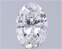Diamante Natural 0.49 quilates, Ovalado , Color F, claridad SI1 y certificado GIA
