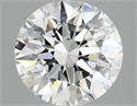 Del inventario de diamantes de laboratorio, 2.04 quilates, Redondo , Color E, claridad VVS2 y certificado IGI