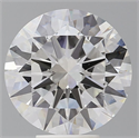Lab Grown Diamond 6.04 Carats, Round with Excellent Cut, F Color, VVS2 Clarity and Certified by IGI