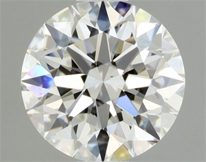 Picture of Natural Diamond 0.70 Carats, Round with Excellent Cut, H Color, VS2 Clarity and Certified by GIA