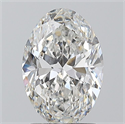 Natural Diamond 1.50 Carats, Oval with  Cut, F Color, SI2 Clarity and Certified by GIA
