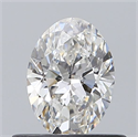 Natural Diamond 0.52 Carats, Oval with  Cut, F Color, VS1 Clarity and Certified by GIA