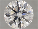 Lab Grown Diamond 2.42 Carats, Round with Excellent Cut, D Color, VVS1 Clarity and Certified by GIA