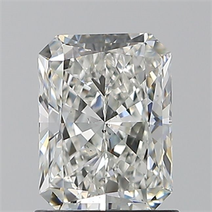 Picture of Natural Diamond 1.20 Carats, Radiant with  Cut, H Color, SI1 Clarity and Certified by GIA