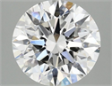 Lab Grown Diamond 3.07 Carats, Round with Ideal Cut, F Color, VVS2 Clarity and Certified by IGI