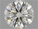 Natural Diamond 1.01 Carats, Round with Excellent Cut, K Color, SI1 Clarity and Certified by GIA