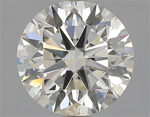 Picture of Natural Diamond 1.01 Carats, Round with Excellent Cut, K Color, SI1 Clarity and Certified by GIA