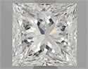 Natural Diamond 0.93 Carats, Princess with  Cut, H Color, VS1 Clarity and Certified by GIA
