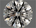 Natural Diamond 0.71 Carats, Round with Excellent Cut, K Color, VVS1 Clarity and Certified by GIA