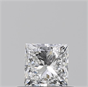 Diamante Natural 0.50 quilates, Princesa , Color F, claridad VVS1 y certificado GIA