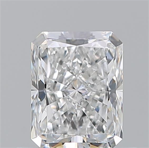 Picture of Natural Diamond 0.75 Carats, Radiant with  Cut, E Color, VVS1 Clarity and Certified by GIA