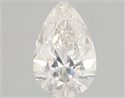 Diamante Natural 0.91 quilates, De pera , Color J, claridad SI1 y certificado GIA