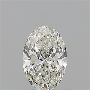 Picture of Natural Diamond 0.50 Carats, Oval with  Cut, H Color, VVS2 Clarity and Certified by GIA
