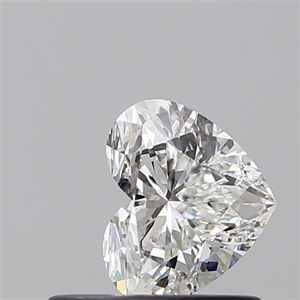 Picture of Natural Diamond 0.52 Carats, Heart with  Cut, F Color, VS2 Clarity and Certified by GIA