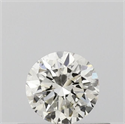 Diamante Natural 0.41 quilates, Redondo , Color H, claridad SI1 y certificado IGI