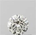 Diamante Natural 0.41 quilates, Redondo , Color H, claridad SI1 y certificado IGI