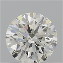 Natural Diamond 0.96 Carats, Round with Excellent Cut, K Color, SI2 Clarity and Certified by GIA