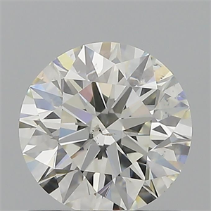 Picture of Natural Diamond 0.96 Carats, Round with Excellent Cut, K Color, SI2 Clarity and Certified by GIA