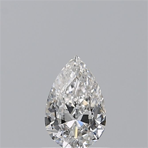 Foto Diamante Natural 0.50 quilates, De pera , Color F, claridad VS2 y certificado GIA de