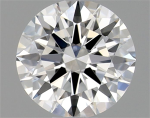 Picture of Natural Diamond 0.41 Carats, Round with Excellent Cut, D Color, VVS1 Clarity and Certified by GIA