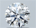 Diamante Natural 0.80 quilates, Redondo , Color F, claridad VS2 y certificado GIA