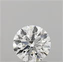 Lab Grown Diamond 1.04 Carats, Round with Ideal Cut, D Color, VVS2 Clarity and Certified by IGI