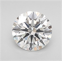 Lab Grown Diamond 2.00 Carats, Round with Ideal Cut, E Color, VS1 Clarity and Certified by IGI
