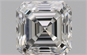 Diamante Natural 0.51 quilates, Asscher , Color F, claridad VS2 y certificado GIA