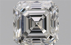 Foto Diamante Natural 0.51 quilates, Asscher , Color F, claridad VS2 y certificado GIA de