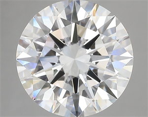 Picture of Lab Grown Diamond 6.03 Carats, Round with Excellent Cut, E Color, VVS2 Clarity and Certified by IGI