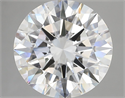 Lab Grown Diamond 6.03 Carats, Round with Excellent Cut, E Color, VVS2 Clarity and Certified by IGI