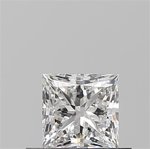 Picture of Natural Diamond 0.50 Carats, Princess with  Cut, F Color, VVS1 Clarity and Certified by GIA