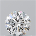 Diamante Natural 0.55 quilates, Redondo , Color G, claridad VVS2 y certificado GIA