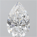 Diamante Natural 3.01 quilates, De pera , Color D, claridad SI2 y certificado GIA