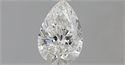 Natural Diamond 0.50 Carats, Pear with  Cut, G Color, VVS2 Clarity and Certified by GIA